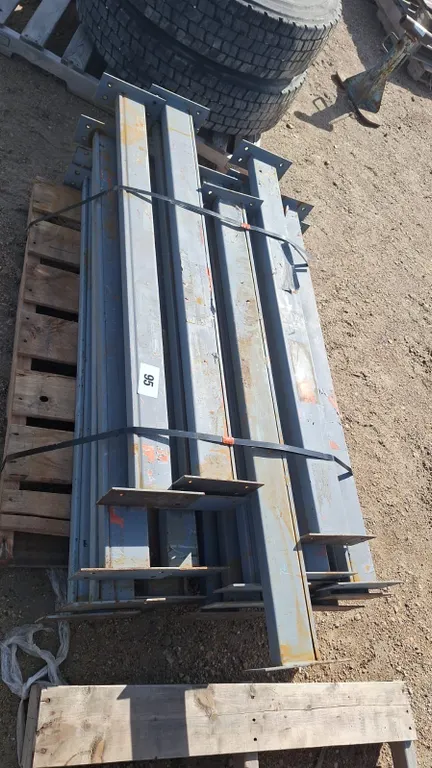 19 Pcs of steel beams. 54" long