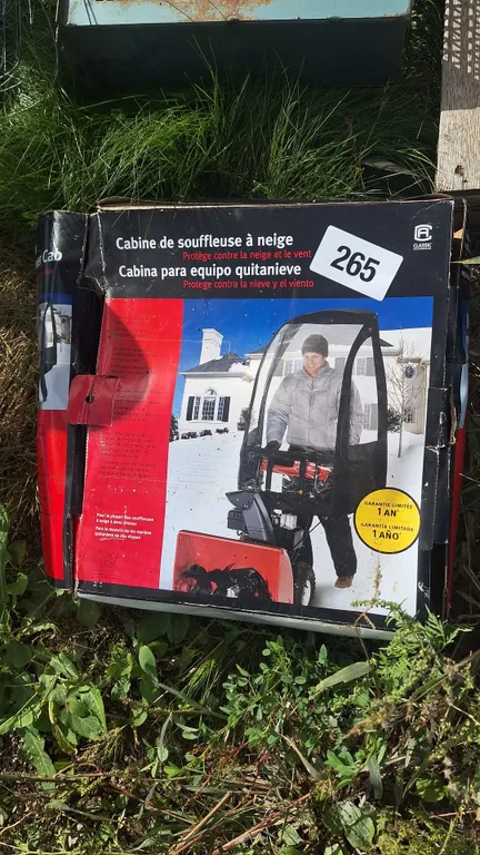 Snow blower cab