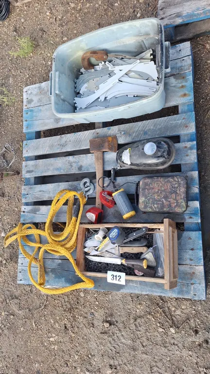 Miscellaneous lot off axe nails and more