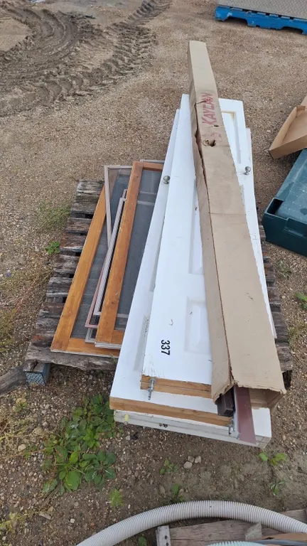 Various length and size of door and windows