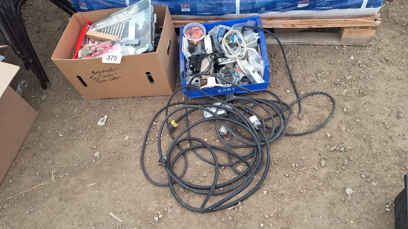 Electrical and painting supplies