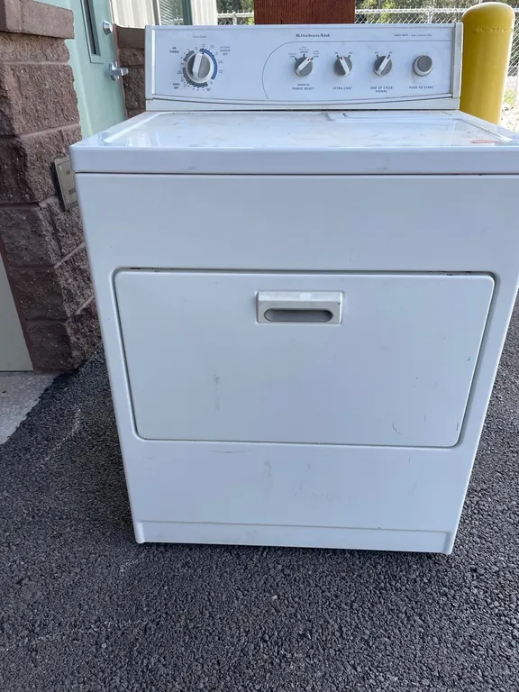 (1) KitchenAid Heavy Duty Super Capacity Plus Electric Clothes Dryer