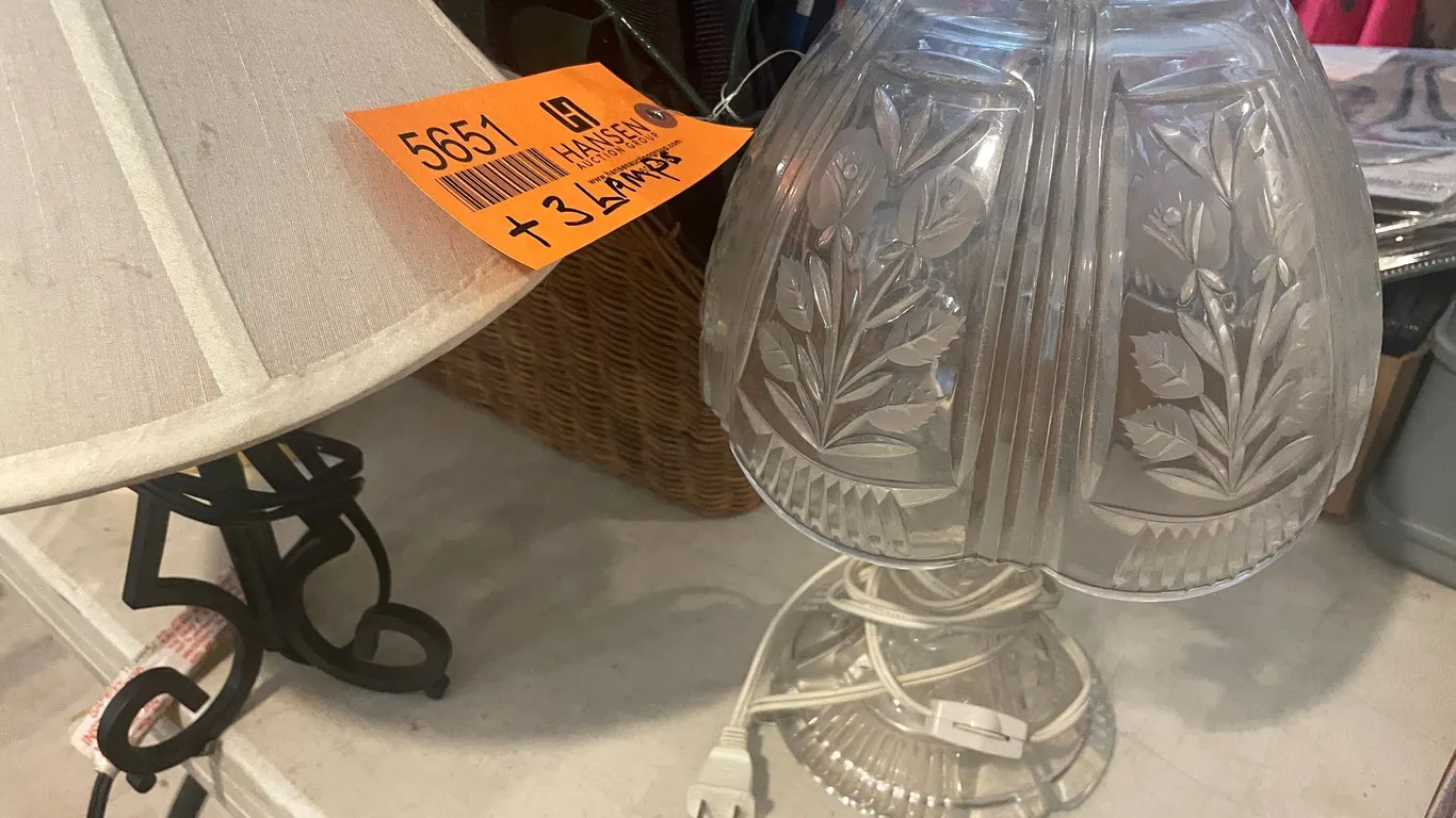 (3) Table Lamps