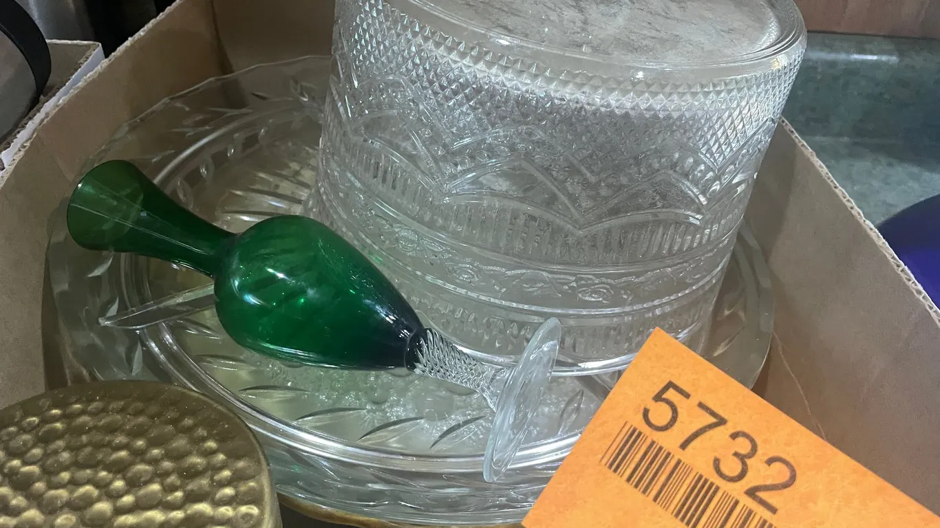 Glass Cake Tray