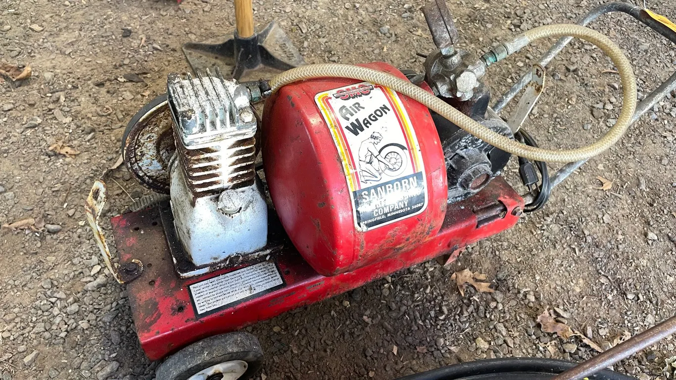 Sanborn Air Wagon Portable Air Compressor