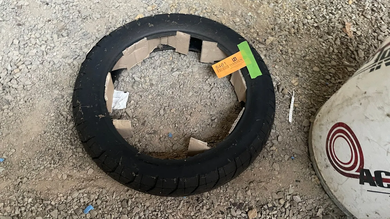 New Motorcycle Tire
