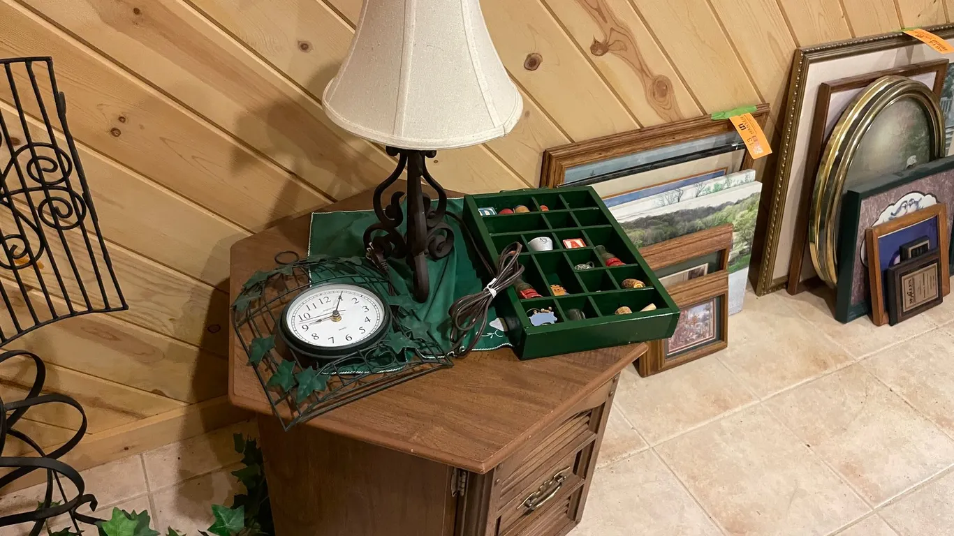 Wood End Table