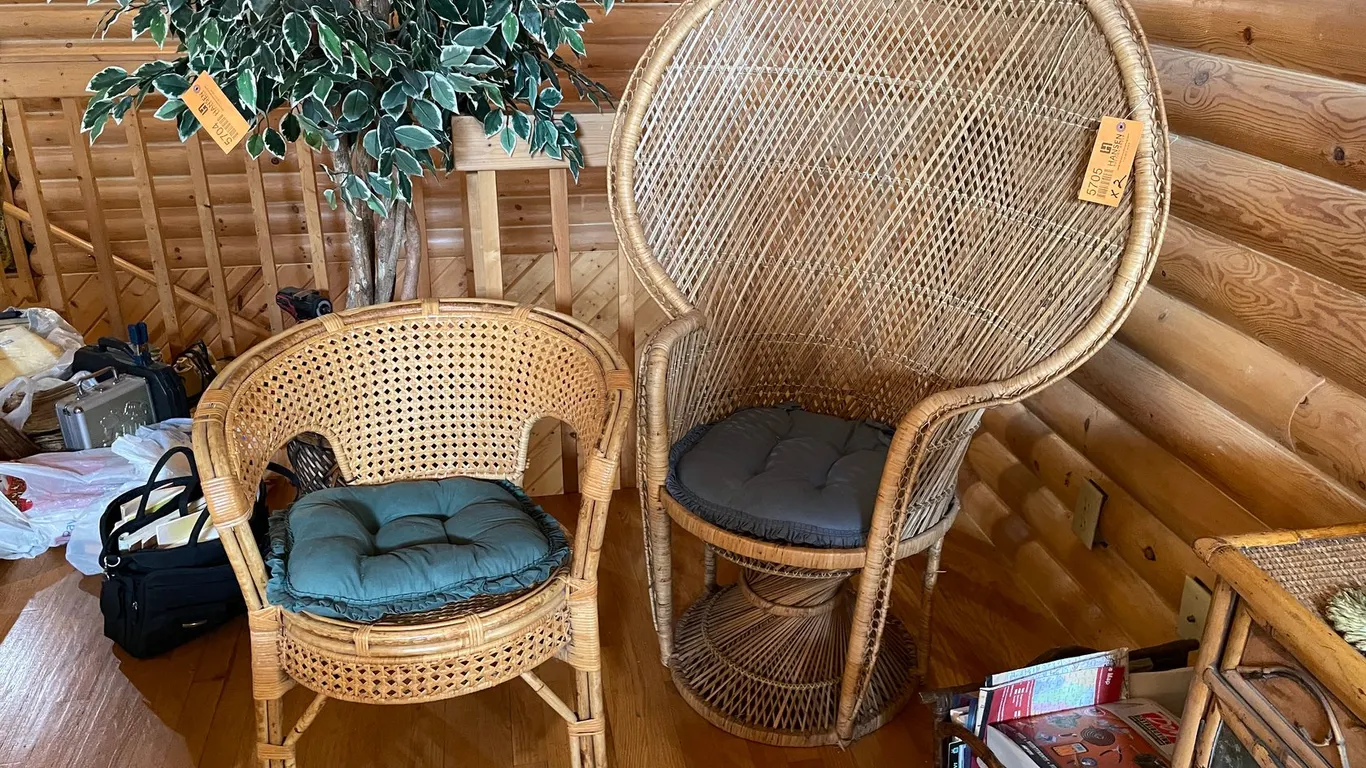 (2) Wicker Chairs