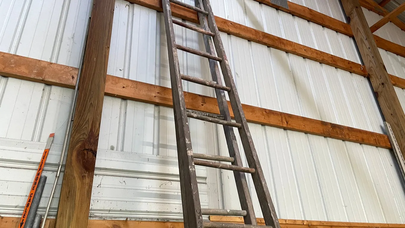 Wood Extension Ladder