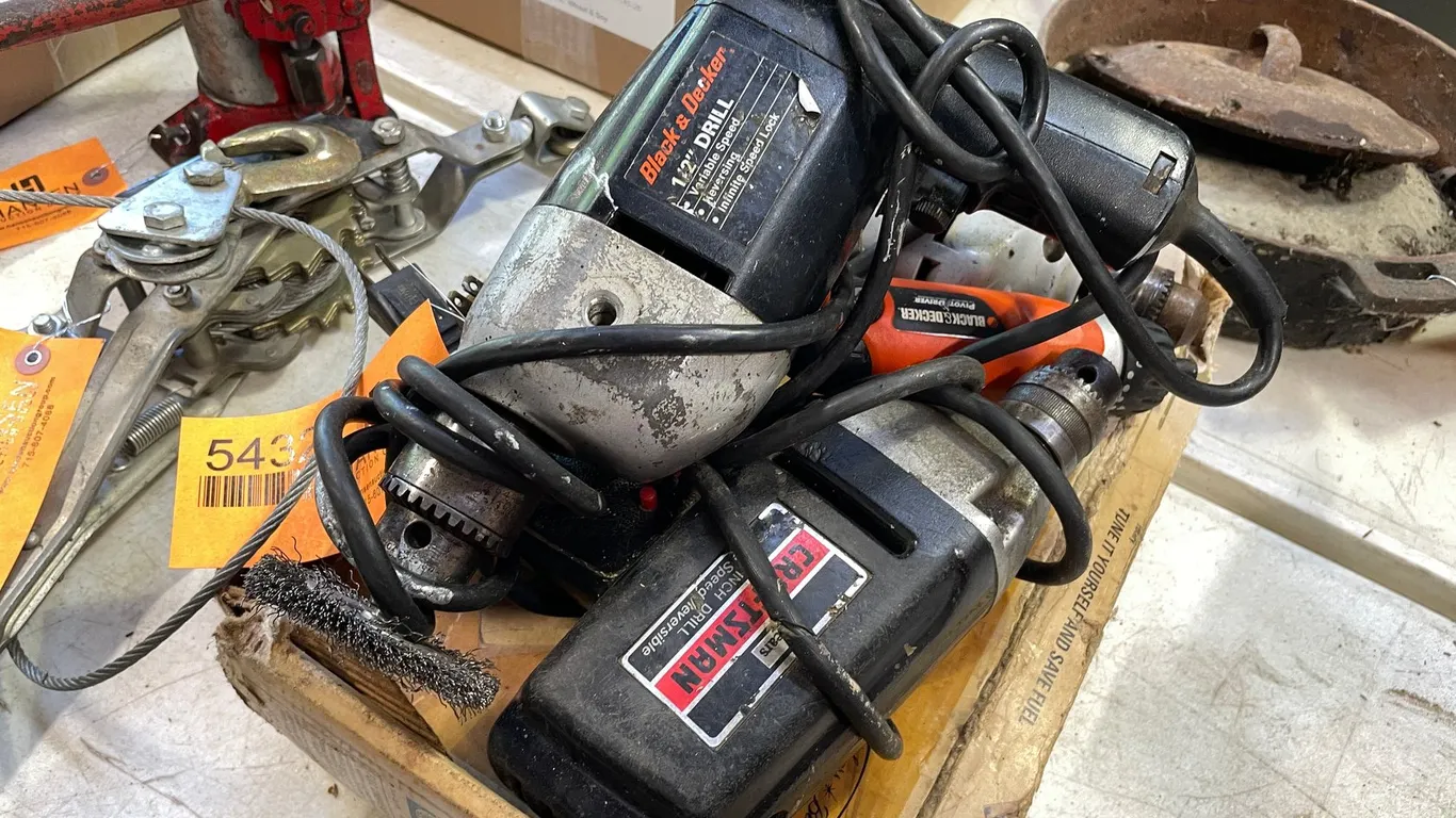 Black & Decker Electric Drill and Palm Sander