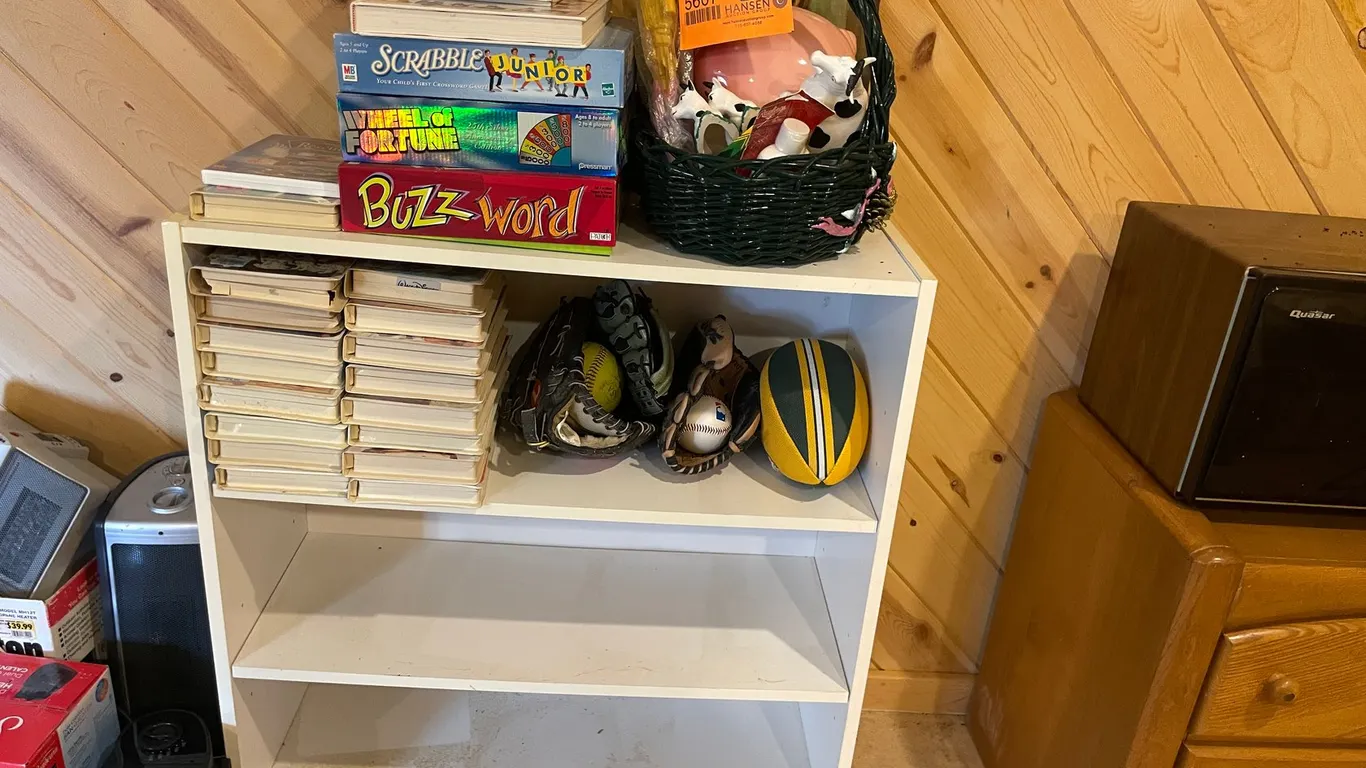 (3) Tier Bookshelf with Contents