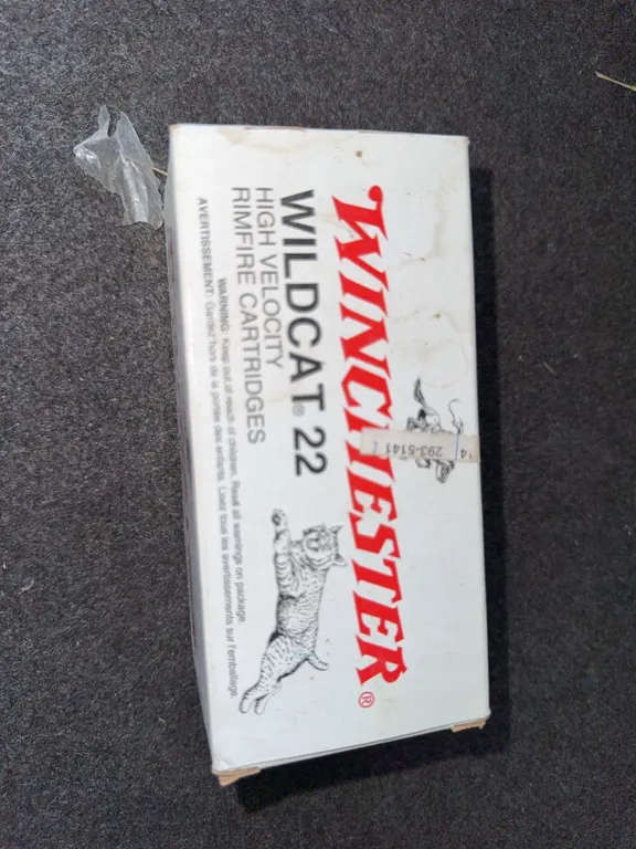 Winchester Wildcat 22 High Velocity Rimfire Cartridges, 500 Rounds