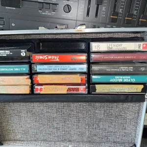12 Cassette Tapes in Carrying Case