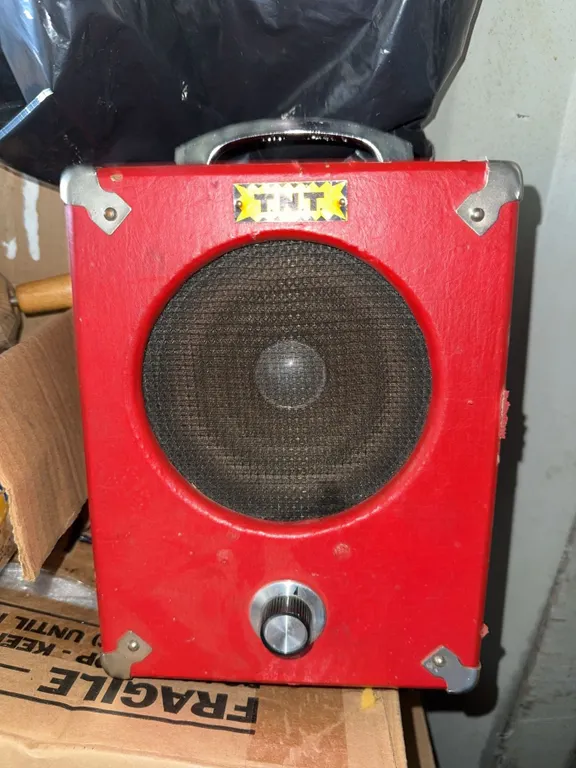TNT Red Portable Amplifier with Speaker, Made in Japan