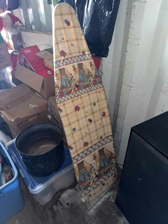 Decorative Iron Board with Country Kitchen Motif Cover