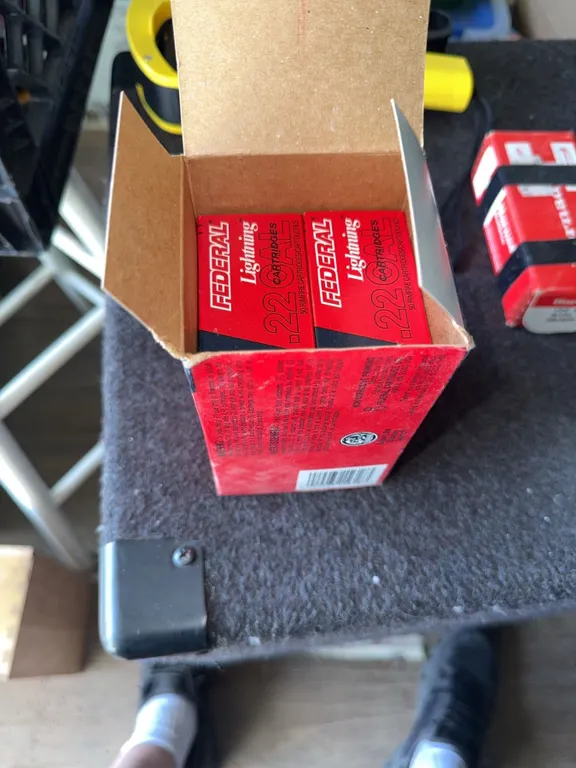 Federal Lightning .22 Long Rifle High Velocity Ammunition Box