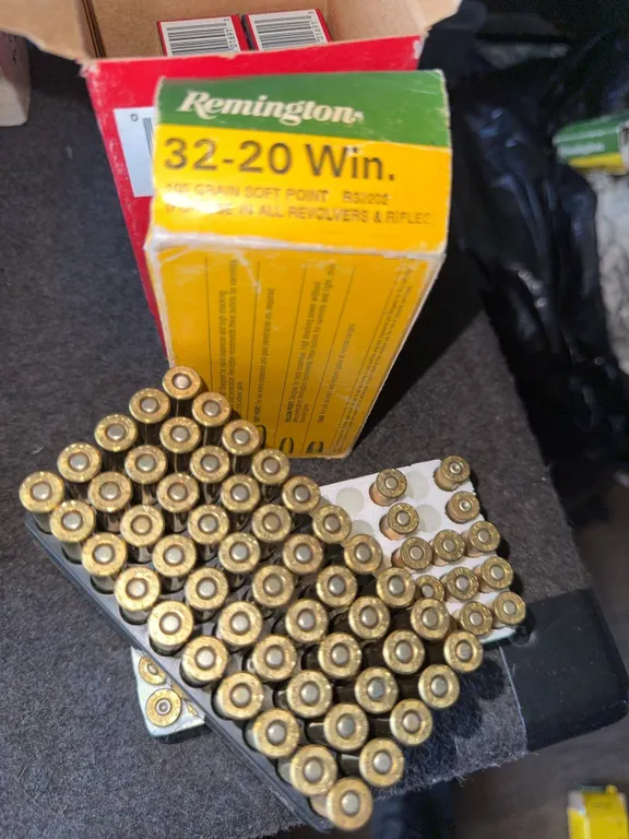 Remington 32-20 Win. 100 Gr Soft Point Ammunition Full Box