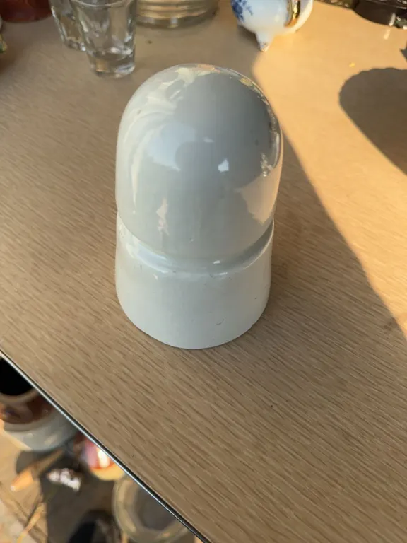 White Ceramic Electrical Insulator