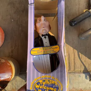 Talking Welcome Butler Motion Activated Figure in Original Box
