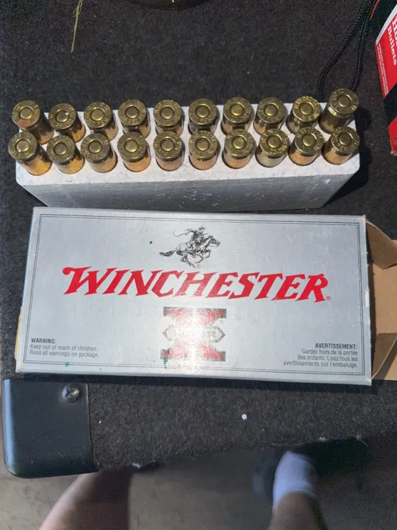Winchester Super-X .22-250 Remington Ammunition Box, Partial
