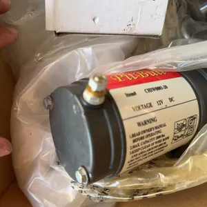 PitBull 12V DC Winch with Clevis Hook and Mounting Hardware