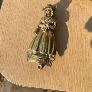 Brass "Jenny Jones" Figure Door Knocker