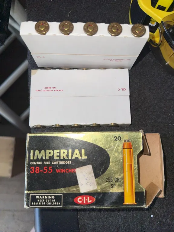 IMPERIAL C-I-L 38-55 Winchester 255 GR SP Centre Fire Cartridges (20)