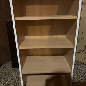 4-Tier Wooden Bookcase With Adjustable Shelves