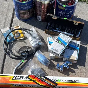 Automotive Parts Lot with Crane Performance Camshaft, Roto-Lug Kits, and Socket Set