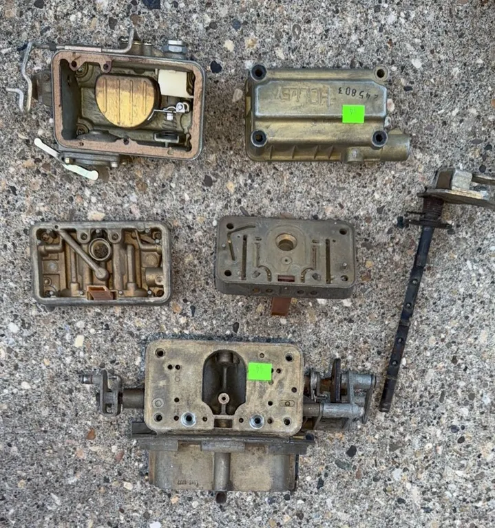 Holley 4-Barrel Carburetor Parts Lot