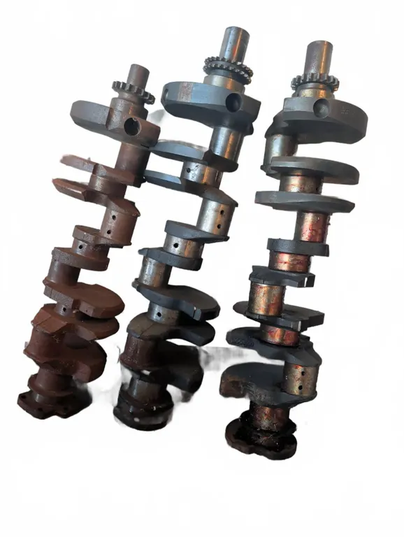 Three Automotive Crankshafts Marked 350 Cast, 427, 010