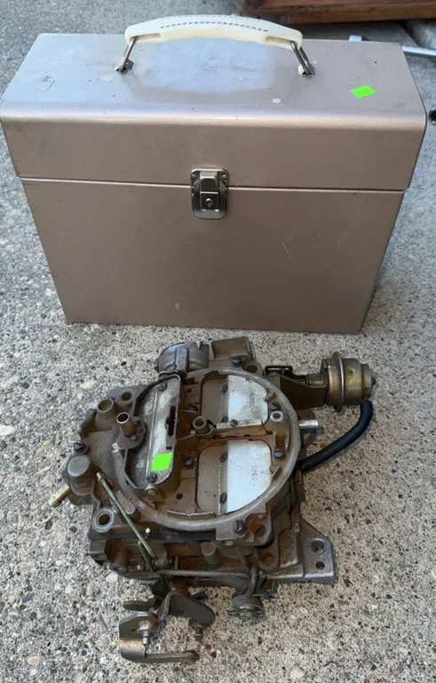 Rochester Quadrajet Carburetor with Metal Carrying Case