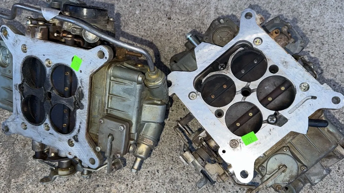 Four-Barrel Carburetors with Dual Feed Fuel Inlets