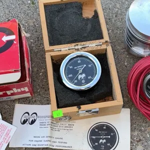 Engine Gauges and Piston Including Murphy and Moon Equipment