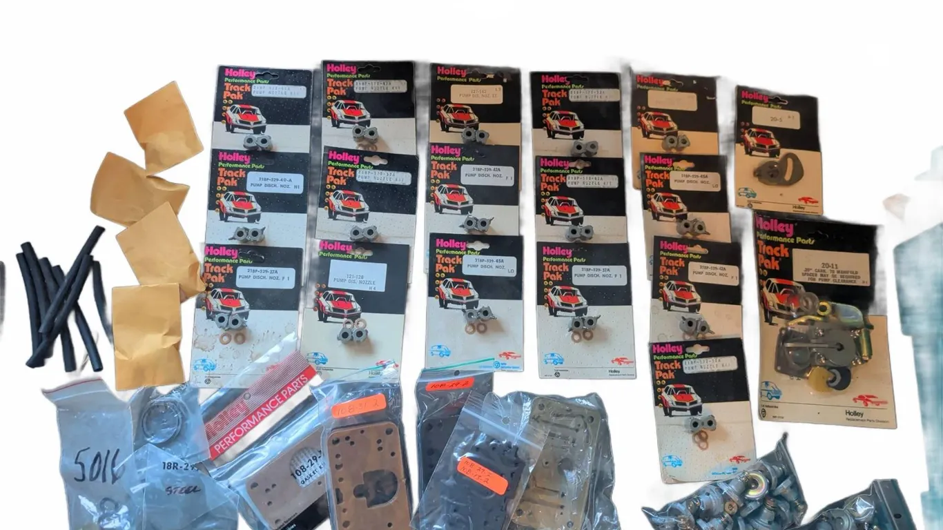 Holley Carburetor Gaskets, Jets and Performance Parts Assortment
