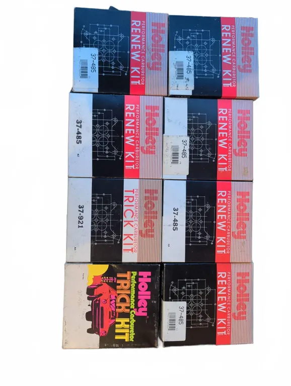 Holley Carburetor Renew Kit and Trick Kit Lot, 9 Boxes