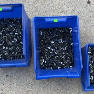 Bulk Lot of Black Plastic Bolt-on Electrical Terminal Blocks