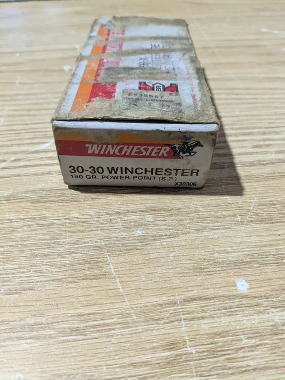 Box of Winchester 30-30 150gr Ammunition **PAL REQUIRED