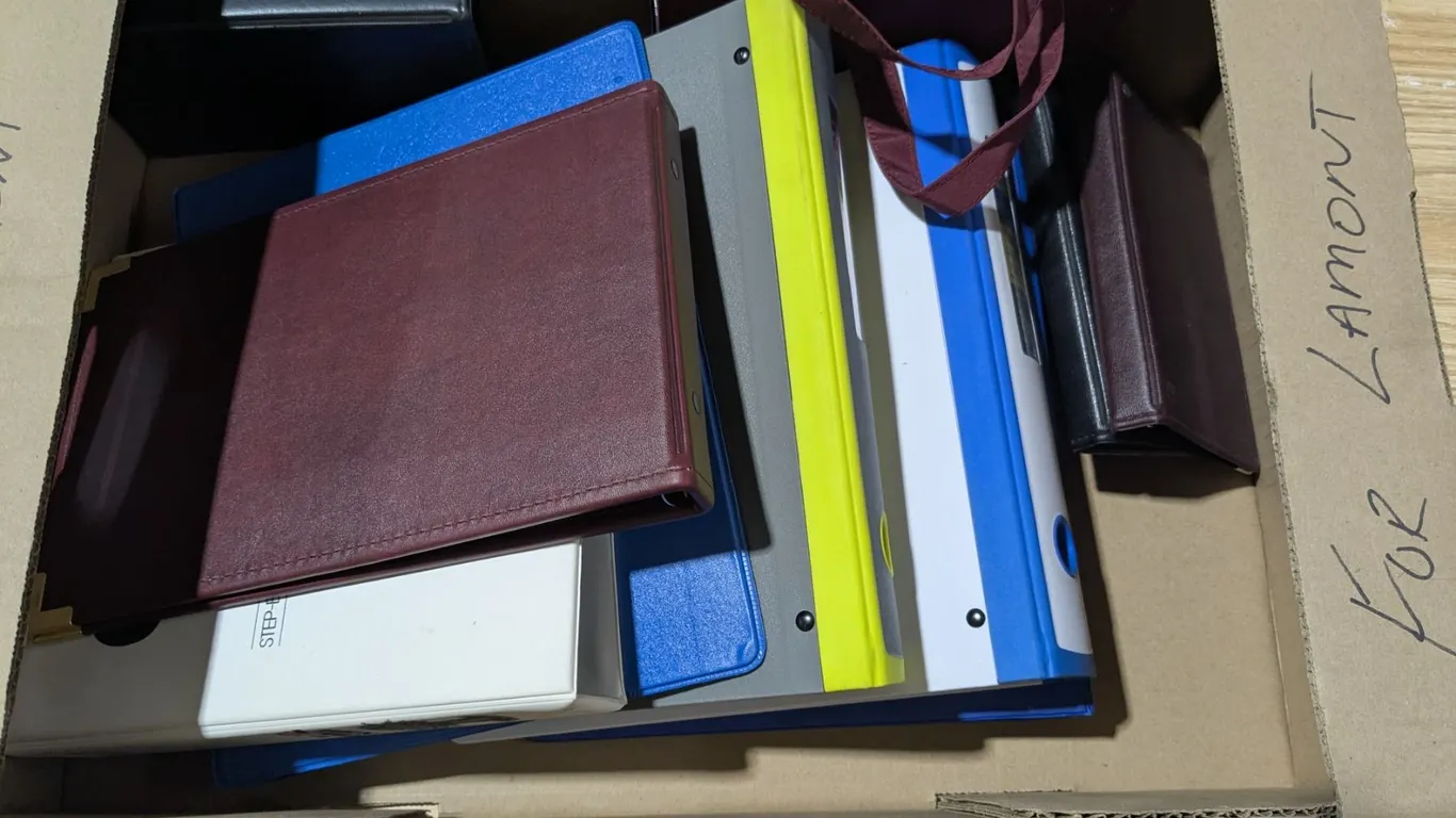 Lot of Assorted Binders & Organizers etc.