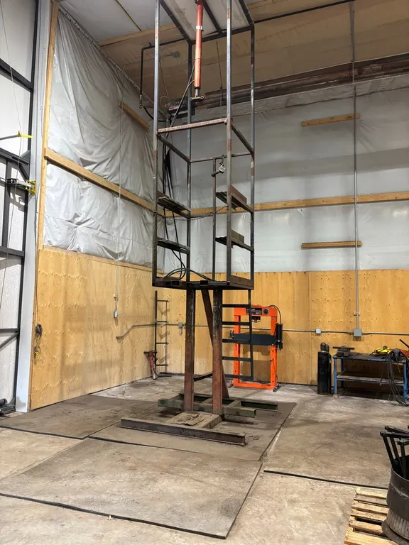 Air Drill Packer Wheel Dismantling Hydraulic Stand