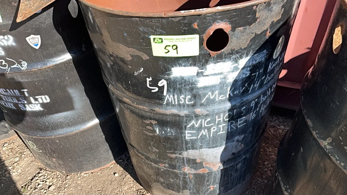 Drum of Assorted 12" Bougault nok on Sweeps