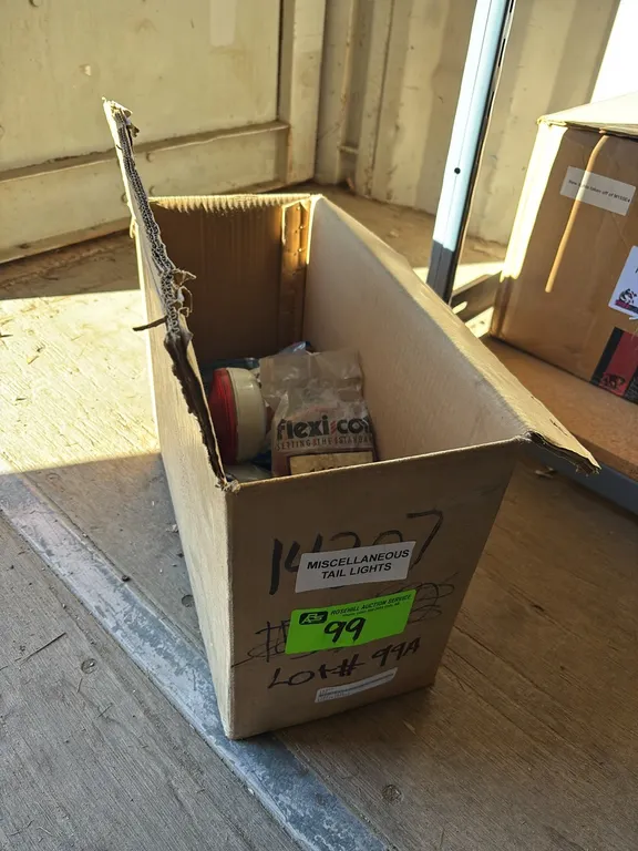 Box with Miscellaneous Flexi-Coil Tail Lights