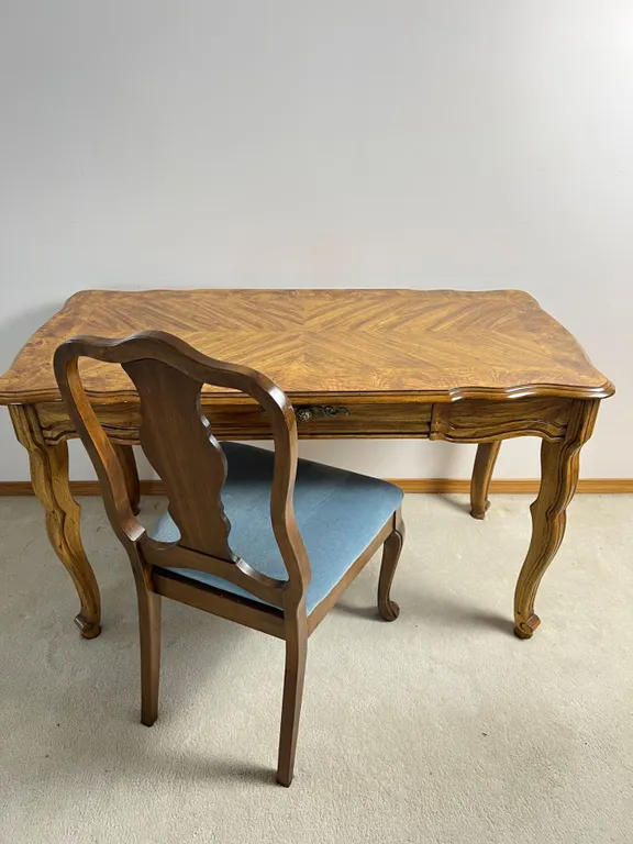 Wooden Desk & Chair