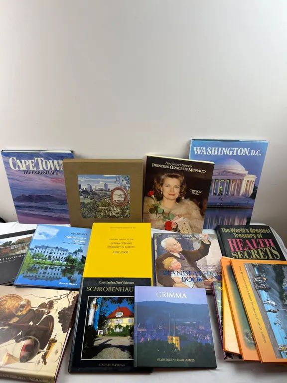 Assortment of Coffee Table Books & Novels