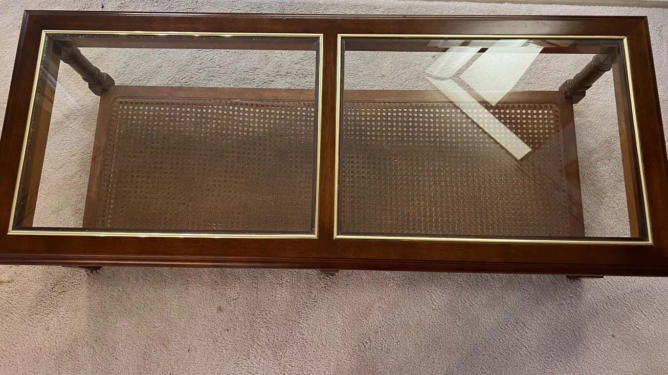 Glass Top Coffee Table