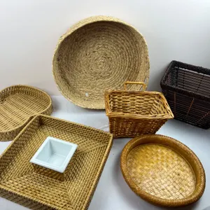 Wicker Trays and Baskets