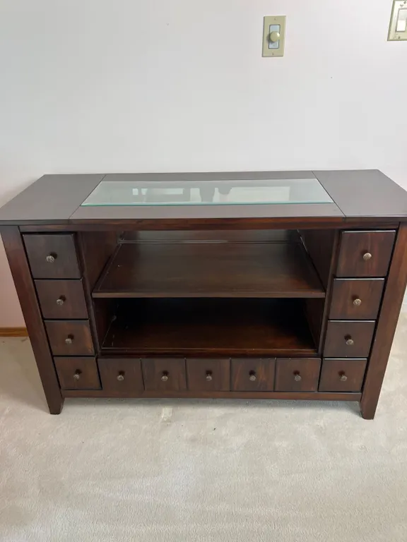 Mirrored Storage Cabinet