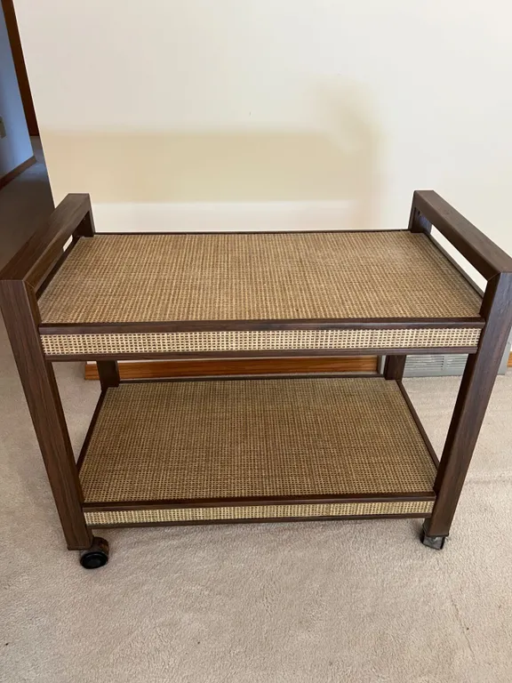 Two-Tier Rolling Cart