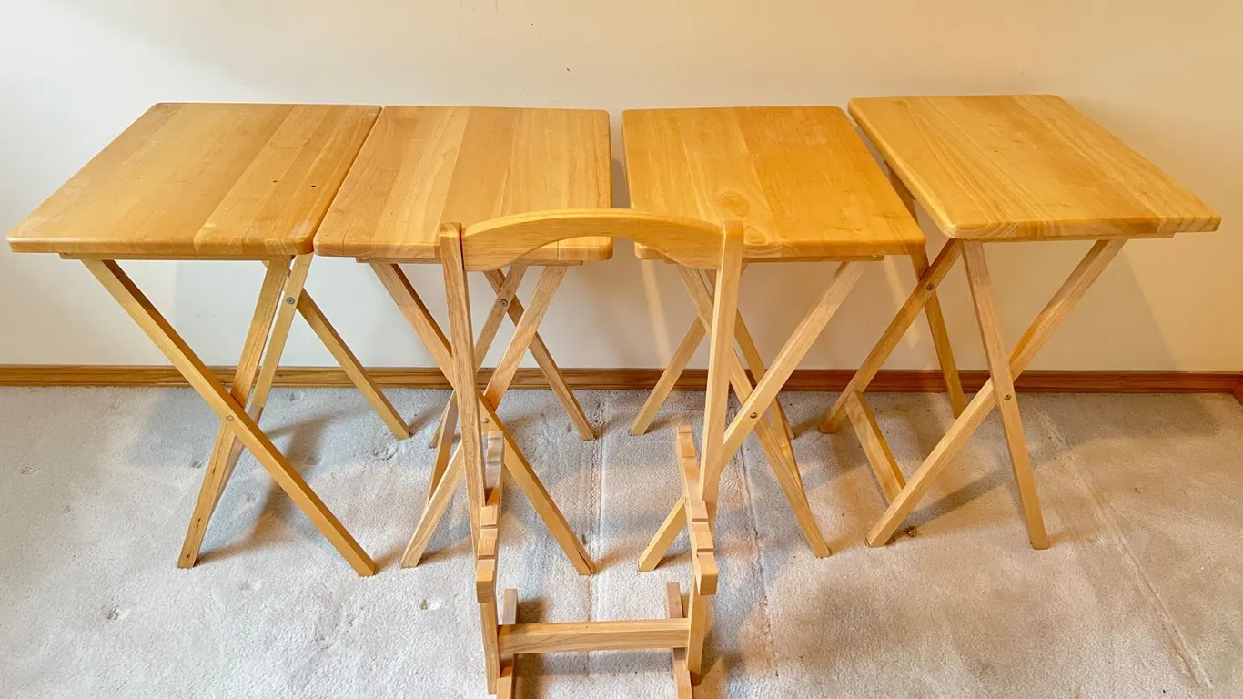 Wooden TV-Dinner Trays