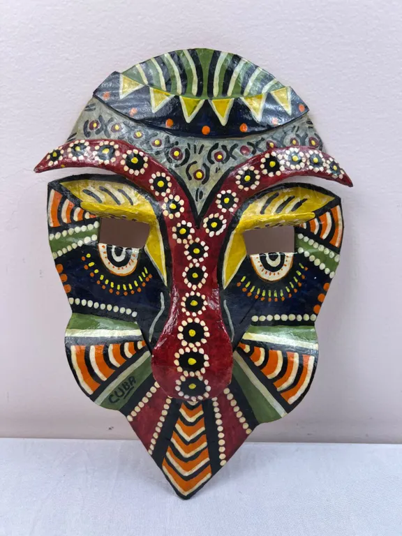 Cuban Paper Mache Mask